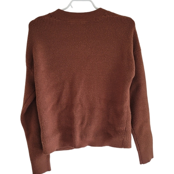 Denver Hayes Knot Ribbed Long Sleeve Sweater Size L - Picture 2 of 6